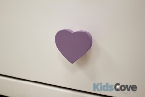 Doorknob - Lilac Heart