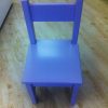 Kiddies chair in moody blue