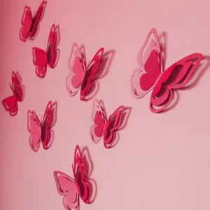 3D butterfly wall decals - Kids Cove