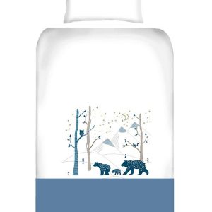 Into the Woods Grizzly Cot Duvet Cover Set - Kids Cove