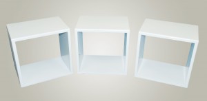 Wall storage cubes / interesting shelving