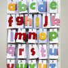 Decorative Colourful wooden alphabet letters