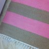 Pink/Stone Stripe Rug