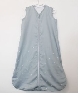 egyptian cotton sleeping bag - duck egg blue - Kids Cove