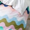Hiccups Wavelength Pink Duvet Cover Set - Detail Reverse