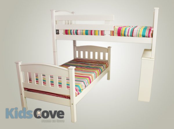 Madison L-Shape Bunk Bed - Kids Cove