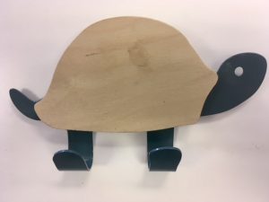 Baby tortoise hook teal