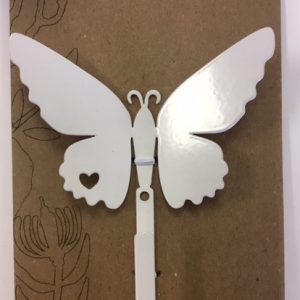 Butterfly hook white