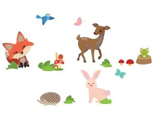 Kids Cove Woodlands Forest Animals wall stickers